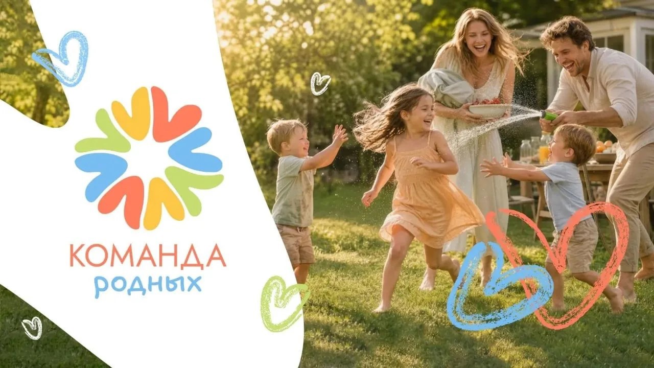 Присоединяйтесь к акции #КомандаРодных ко Дню семьи, любви и верности!